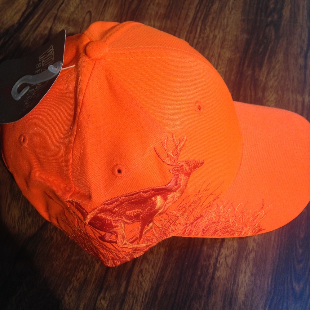 Orange deer hat